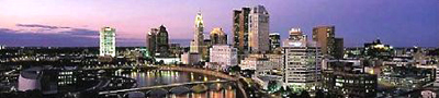 Downtown Columbus, OH from the Scioto River.